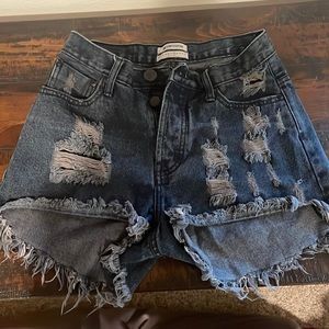 One Teaspoon High Waist Bonita Button Fly